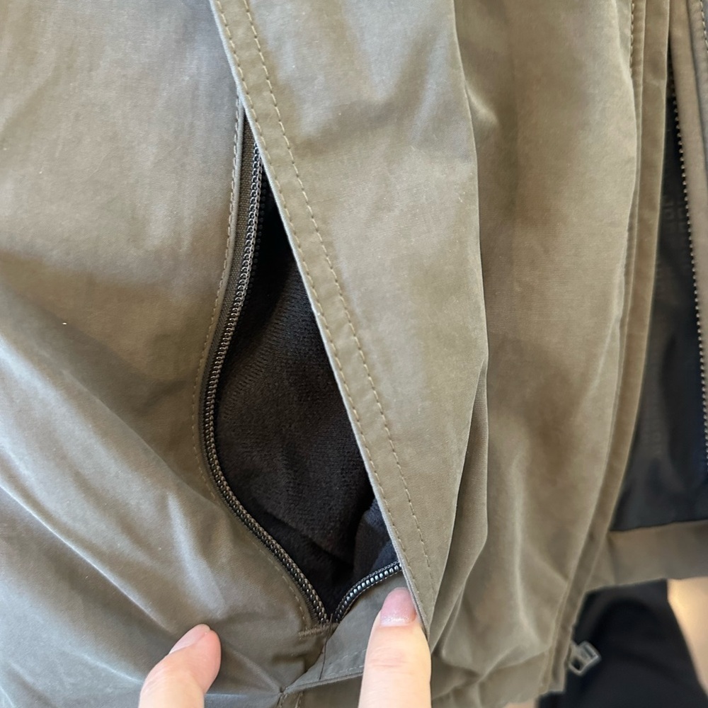 Columbia Fleece Lined Funnel Neck Jacket in Khaki - Picture 6 of 12